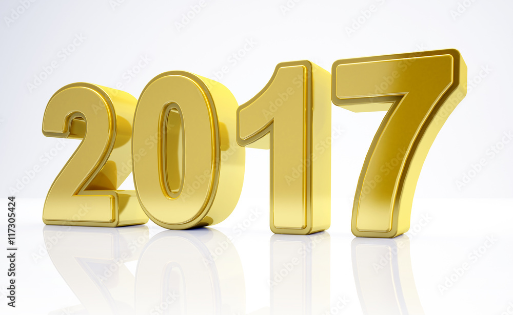 Jahreswechsel - Neujahr - Silvester 2017 - Gold Jahreswechsel - Neujahr - Silvester 2017 - Gold
