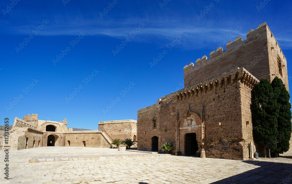 Third Enclosure in Almeria, Spain's fortified castle