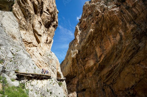 The King's little pathway in Malaga, Spain