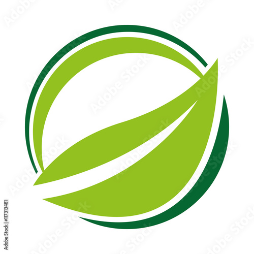 leafs ecology symbol icon