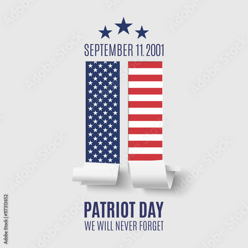 Abstract Patriot Day background.