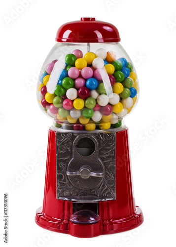Obraz na plátně Carousel Gumball Machine Bank