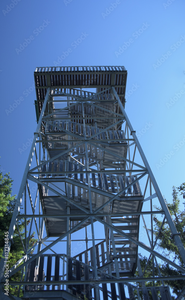 Observation tower in Gehege national park Observation tower in Gehege national park