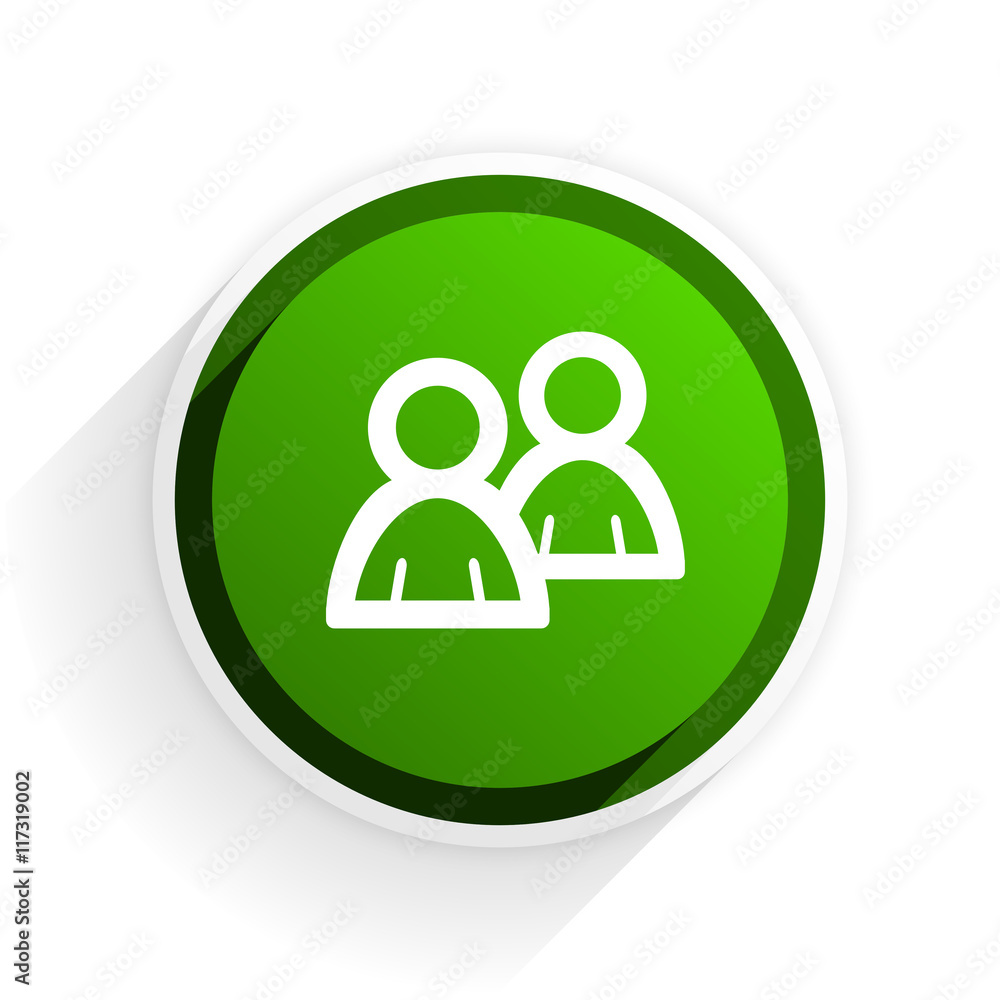 forum flat icon with shadow on white background, green modern design web element forum flat icon with shadow on white background, green modern design web element