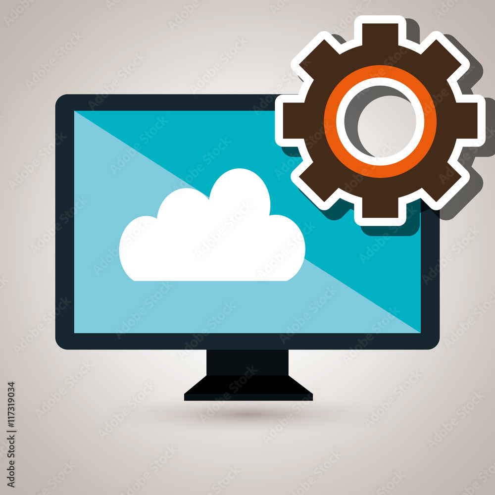 screen gears system symbol