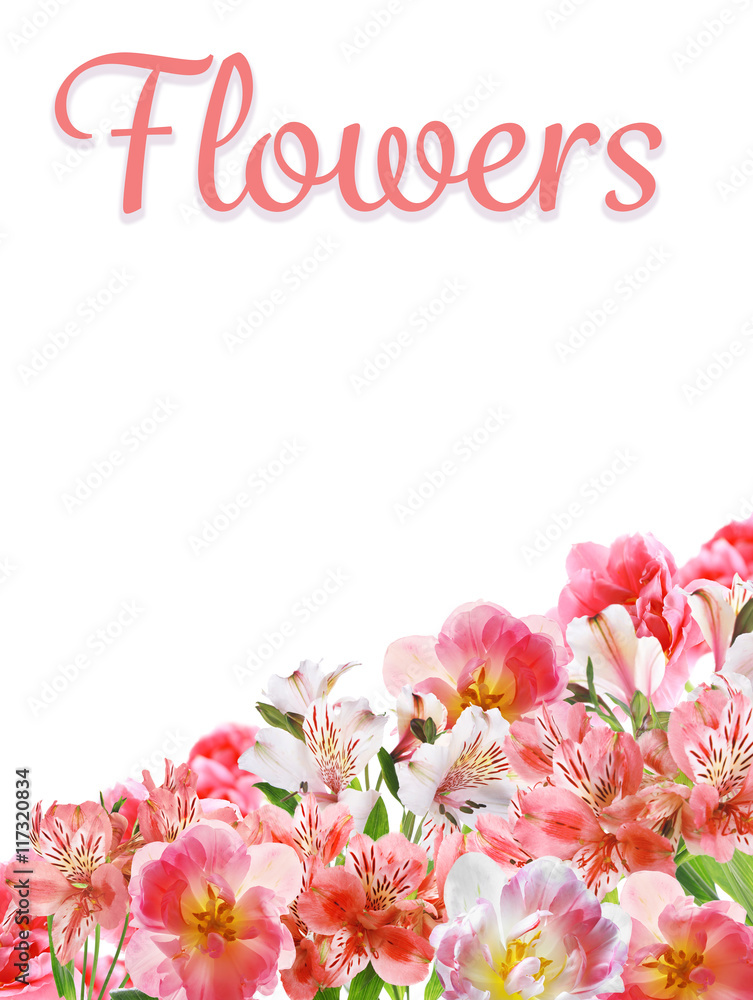 Vintage floral card