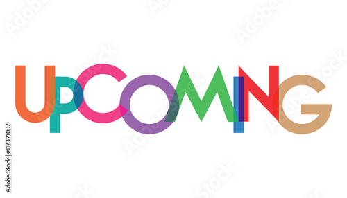 UPCOMING letter full color