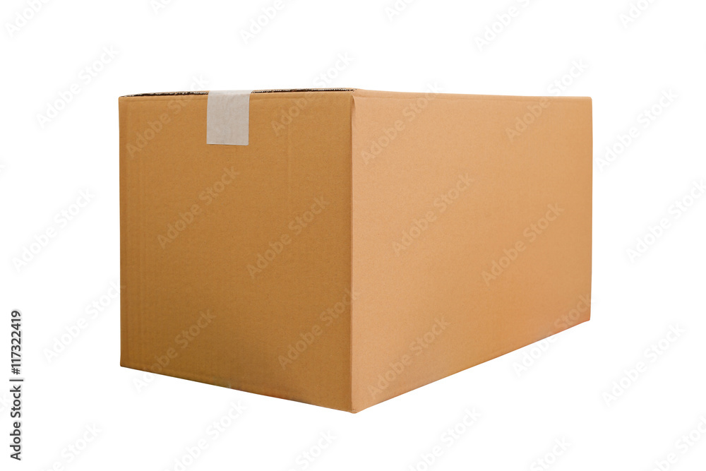 cardboard box isolated on white background cardboard box isolated on white background