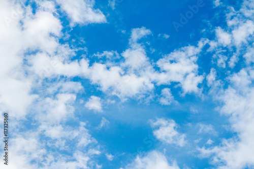 blue sky with cloud