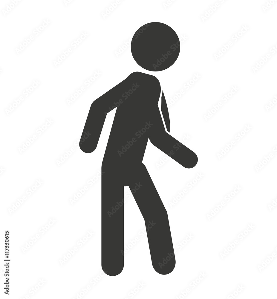 business man male silhouette isolated icon business man male silhouette isolated icon