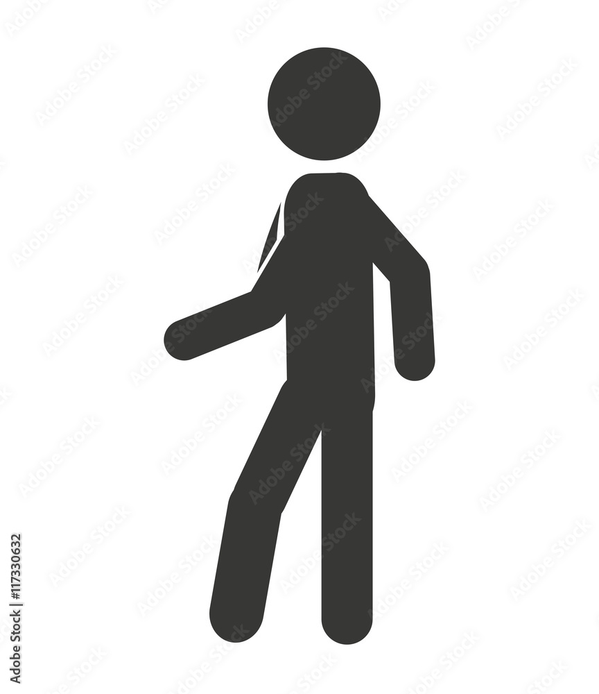 business man male silhouette isolated icon business man male silhouette isolated icon