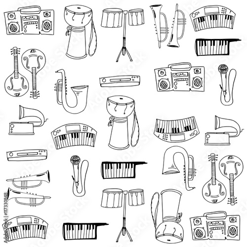 Music object pack doodles