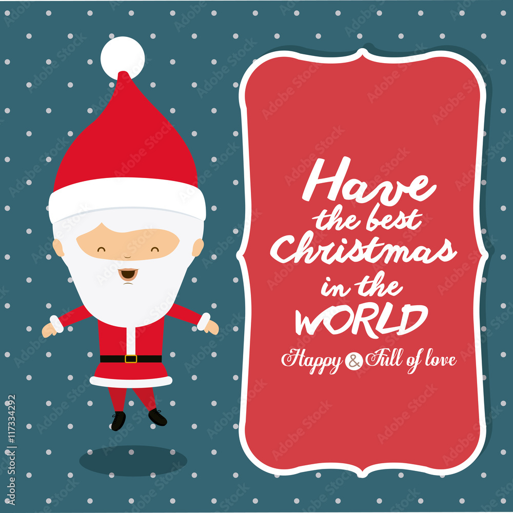 santa claus cute frame character icon vector isolated graphic santa claus cute frame character icon vector isolated graphic