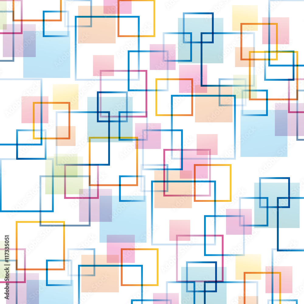 Vector squares background, concept of network Vector squares background, concept of network