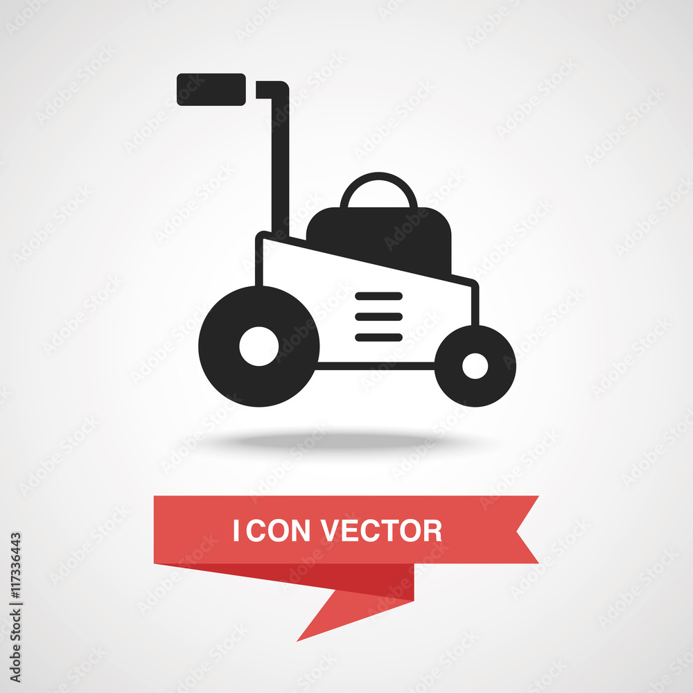 Lawn mower icon Lawn mower icon