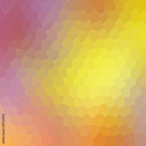 Colorful background composed of hexagonal. Rainbow background of the elements. Mosaic of colored part