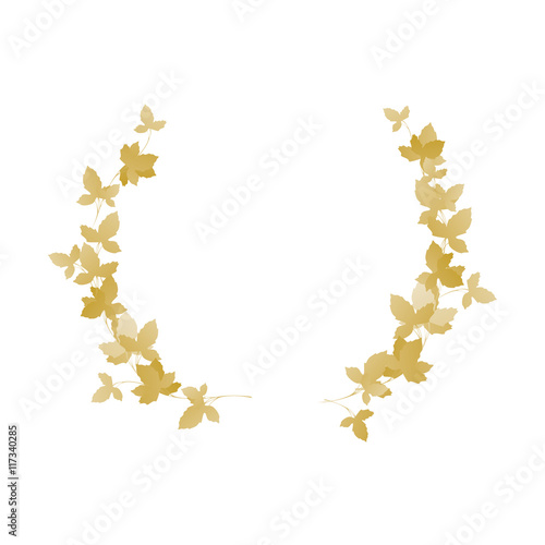 Wreath of fig tree leaves