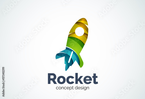 Rocket logo template