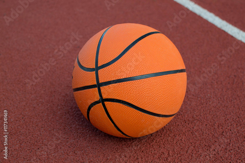 basketball ball on the field © StockBox