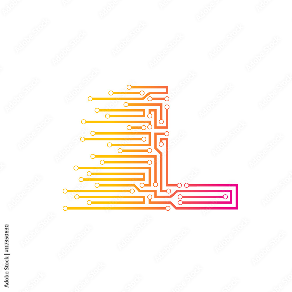 Letter L logo design template,technology,electronics,digital,logotype Letter L logo design template,technology,electronics,digital,logotype