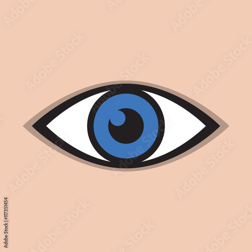 an abstract eye icon