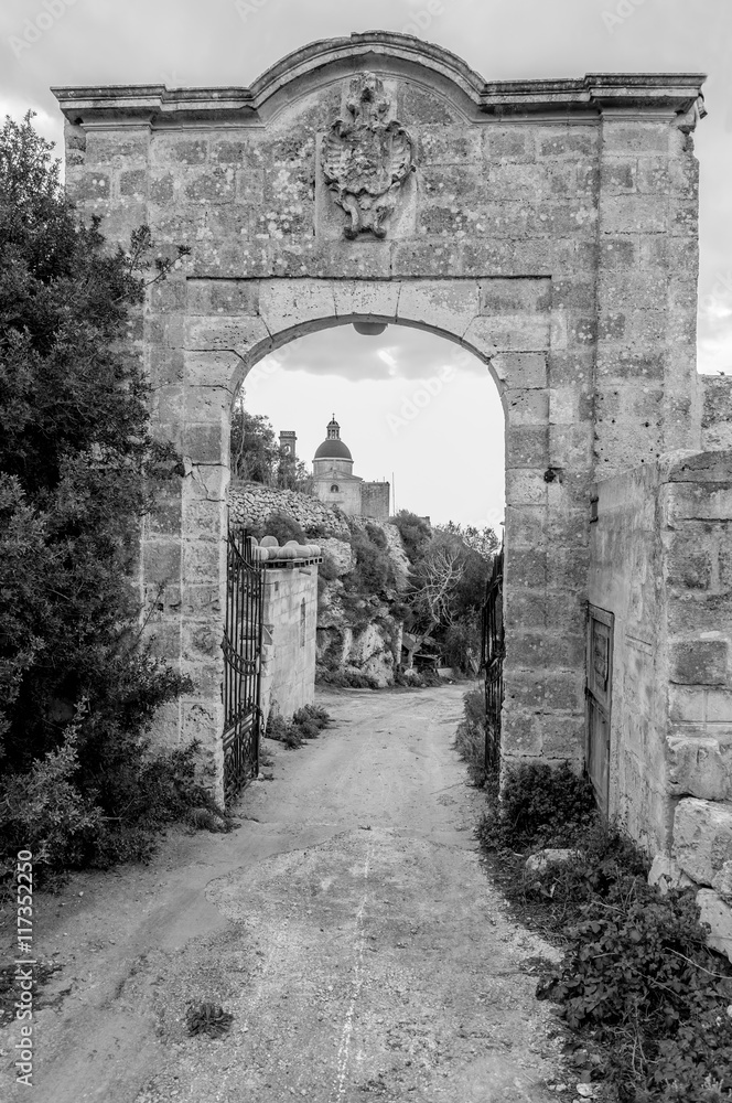 The deserted village of Mtahleb in Malta The deserted village of Mtahleb in Malta