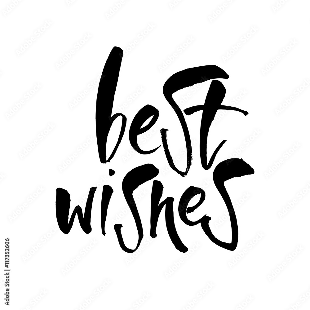 Fototapeta premium best_wishes_template
