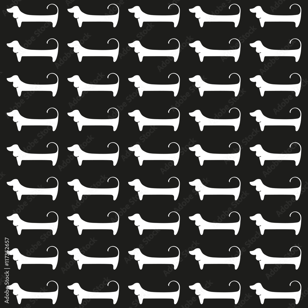 dachshund_pattern_template dachshund_pattern_template