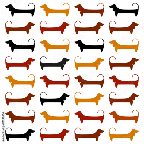 dachshund_pattern_template