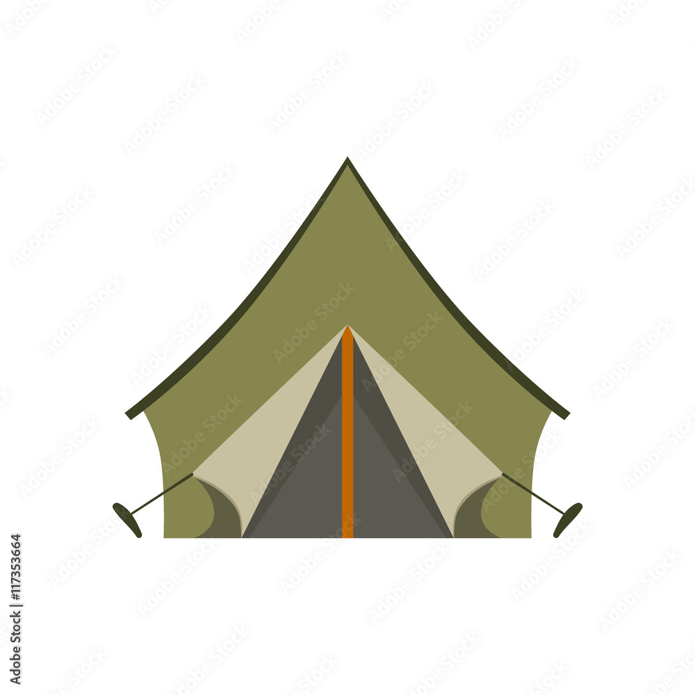 Khaki Tarpauline Camping Tent Khaki Tarpauline Camping Tent