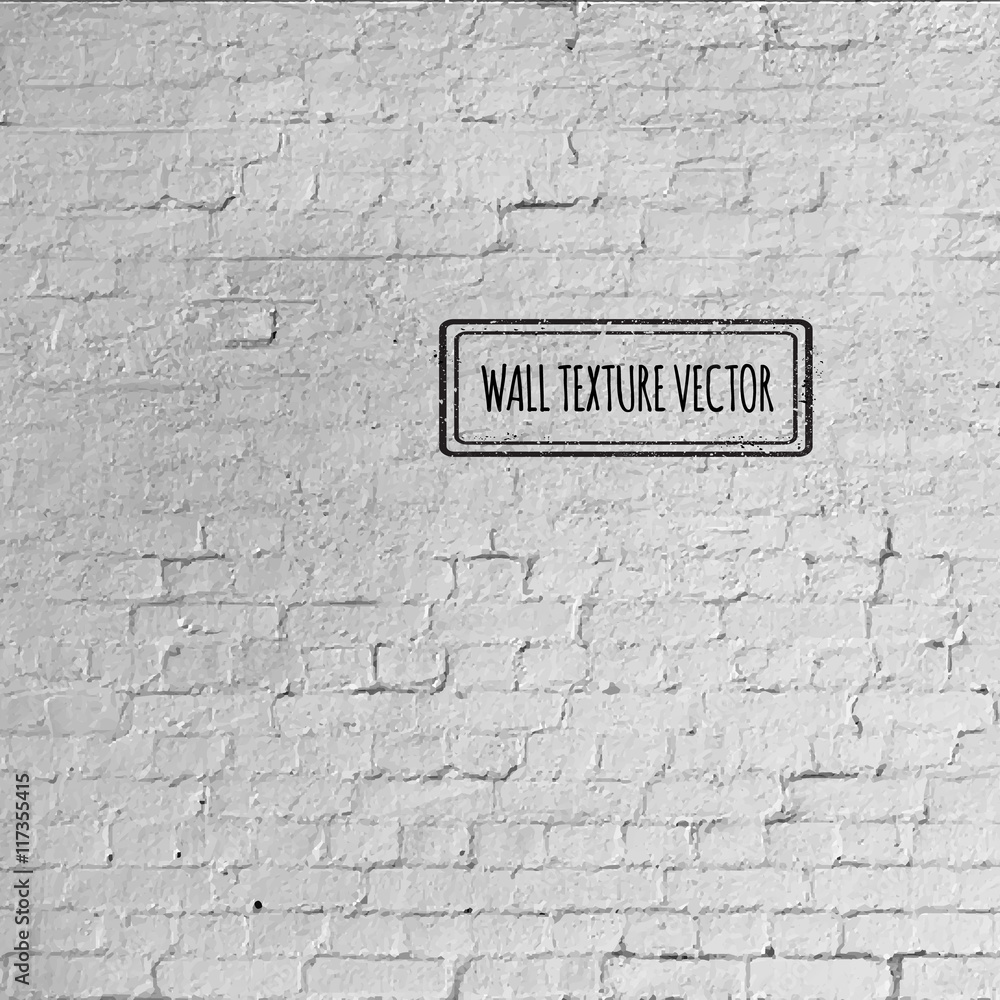 Fototapeta premium Vector Grunge brick wall texture