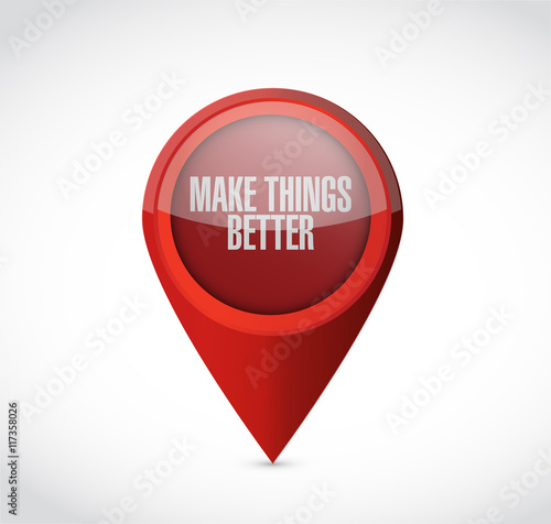 Free Download Make Things Better pointer sign concept - GFXLoad