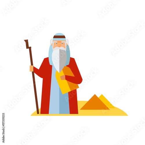 Moses in Desert Icon