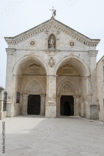 St Michael basilica at Monte Sant'Angelo on Puglia © fotoember