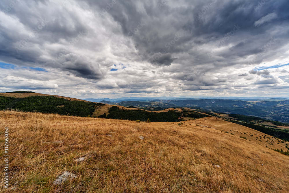 Mountain landscape and panorama view