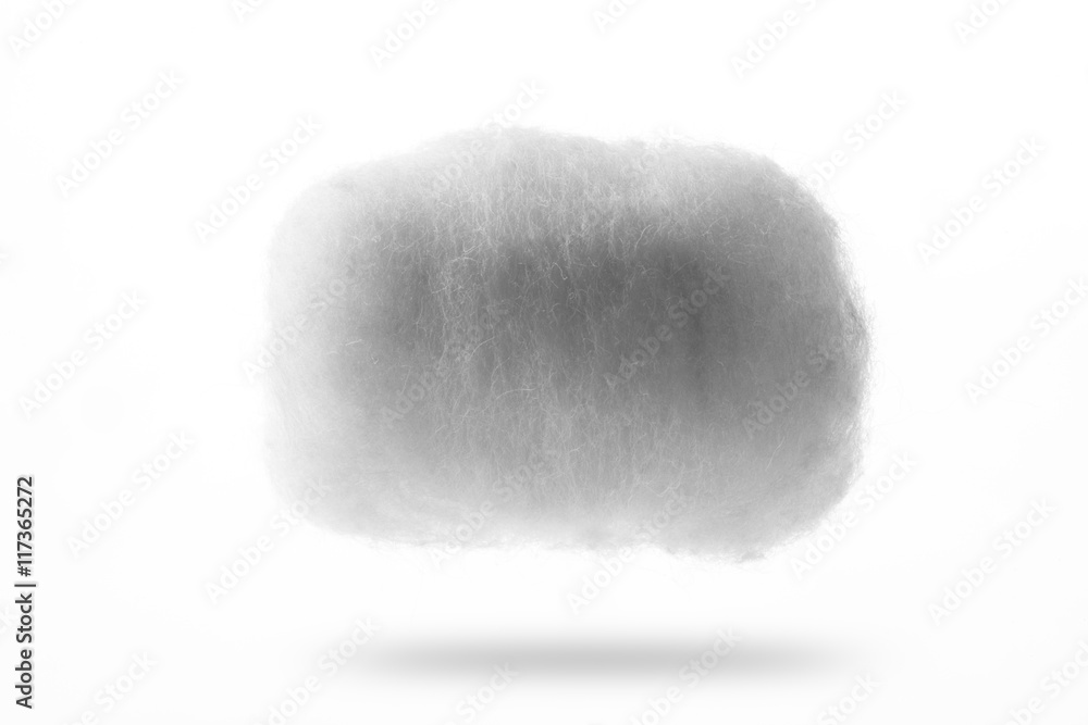 Medical cotton wool ball isolated on white background Medical cotton wool ball isolated on white background