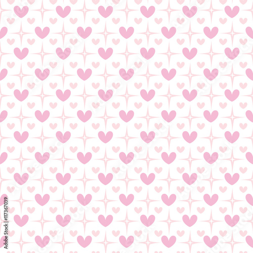 valentine pattern red small heart