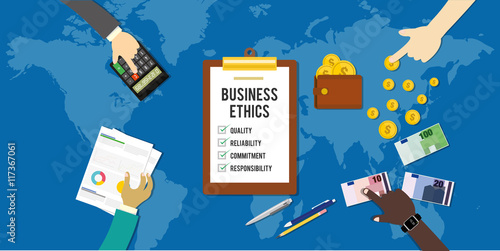 business ethic ethical company corporate concept