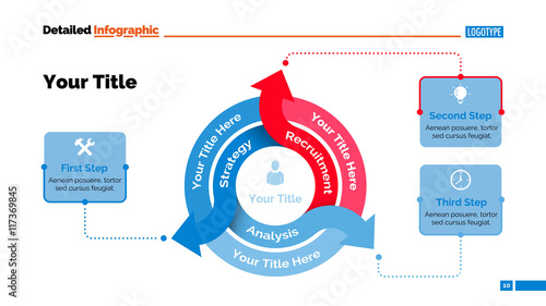 Three Arrows Diagram Slide Template