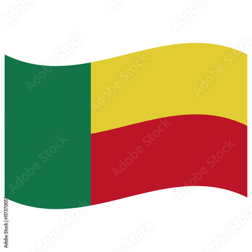 Benin flag,