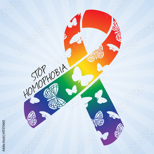 The International Day Against Homophobia and Transphobia banner