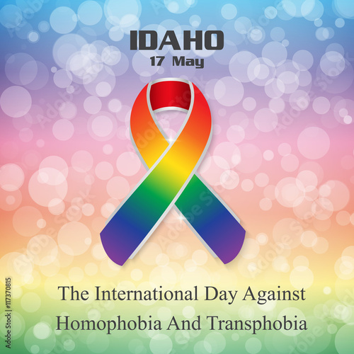 The International Day Against Homophobia and Transphobia banner