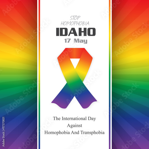 The International Day Against Homophobia and Transphobia banner
