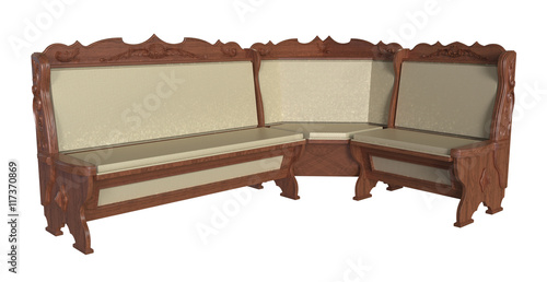 wooden kitchen angular sofa