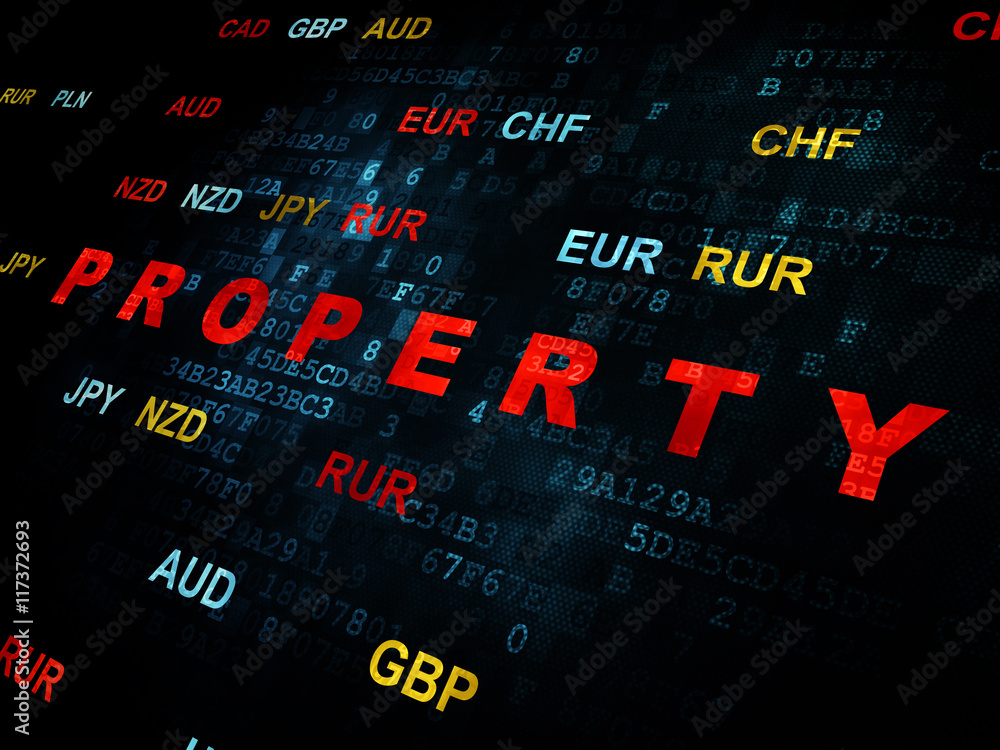 Business concept: Property on Digital background Business concept: Property on Digital background
