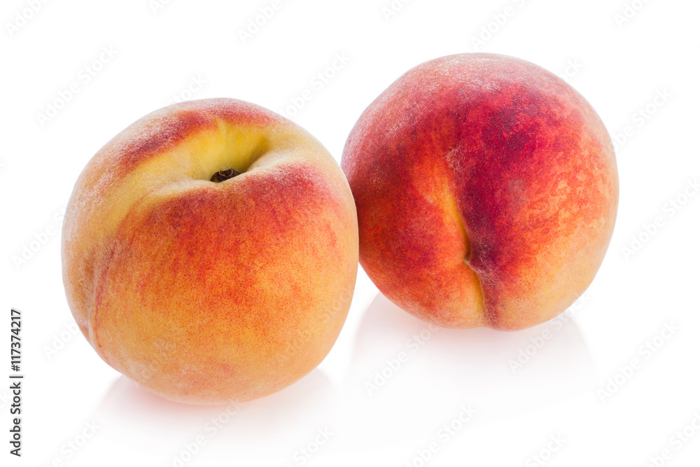 Composition of fresh peaches, isolated Composition of fresh peaches, isolated