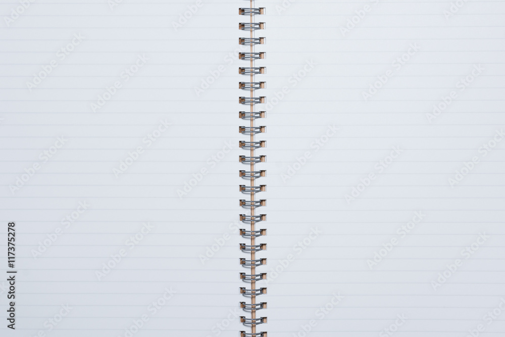 blank notebook