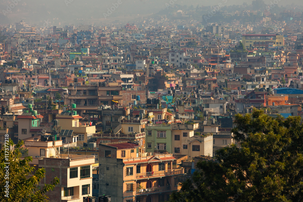 The building in Kathmandu city,Nepal.
