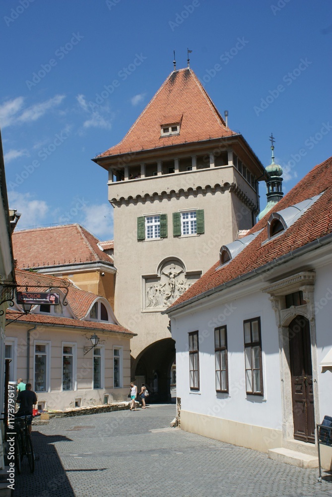 Die Altstadt von Köszeg, Ungarn
