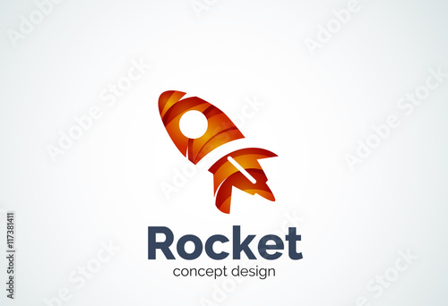 Rocket logo template